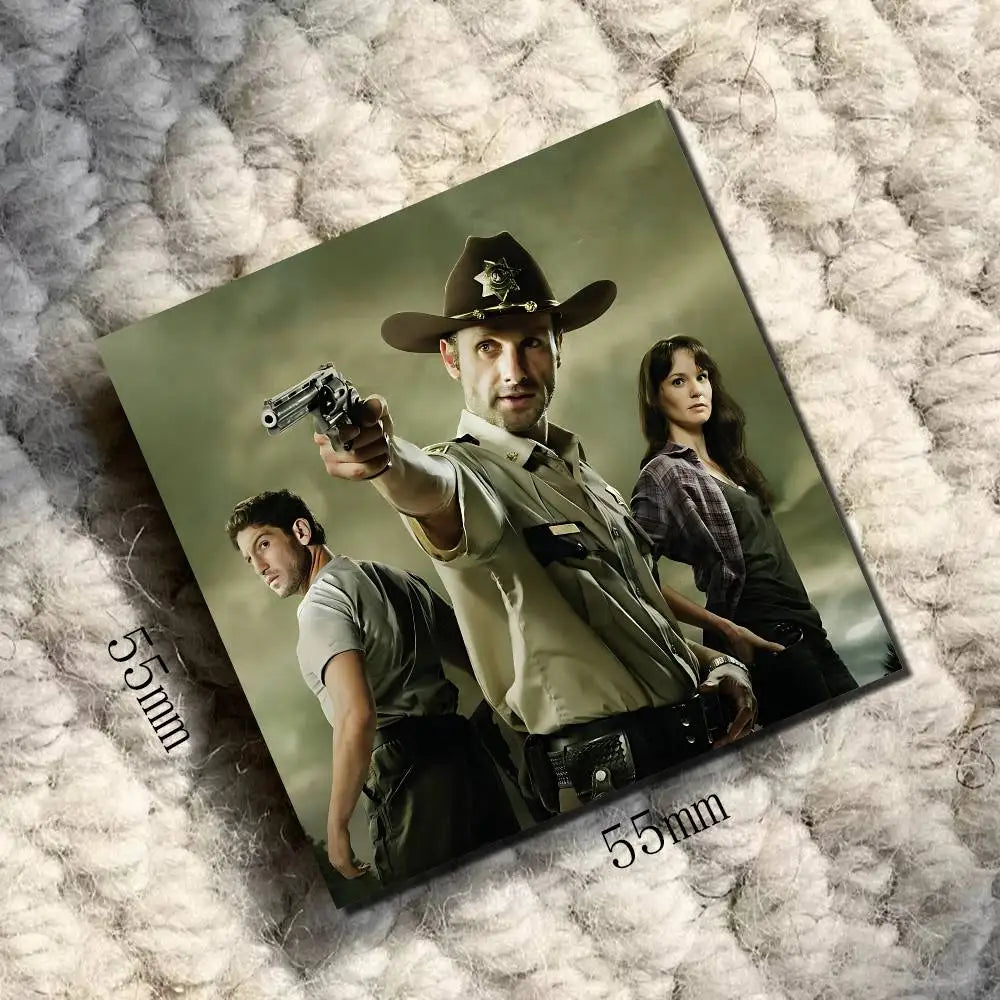 Movie The-Walking-Dead Fridge Magnets Pattern Refrigerator Magnet Personalized Refrigerator Magnet High-end Refrigerator Magnet