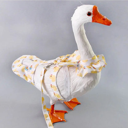 Cute Pet Duck Diaper Reusable Adjustable Goose Breast Strap Wearable Reduce Odor Chicken Diapers Poultry Supplies