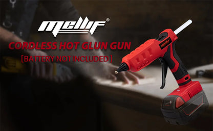 Cordless Hot Glue Gun Compatible with Milwaukee 18V Battery Use 11mm Glue Sticks DIY Repair Tool Christmas Gifts(tool only)