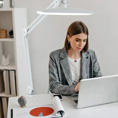 LED Task Lamp,24W Super Bright Desk Lamp,117 Pcs SMD LED,4 Level Brightness,Dimmable,Task LED Light for Home,Office,Workbench