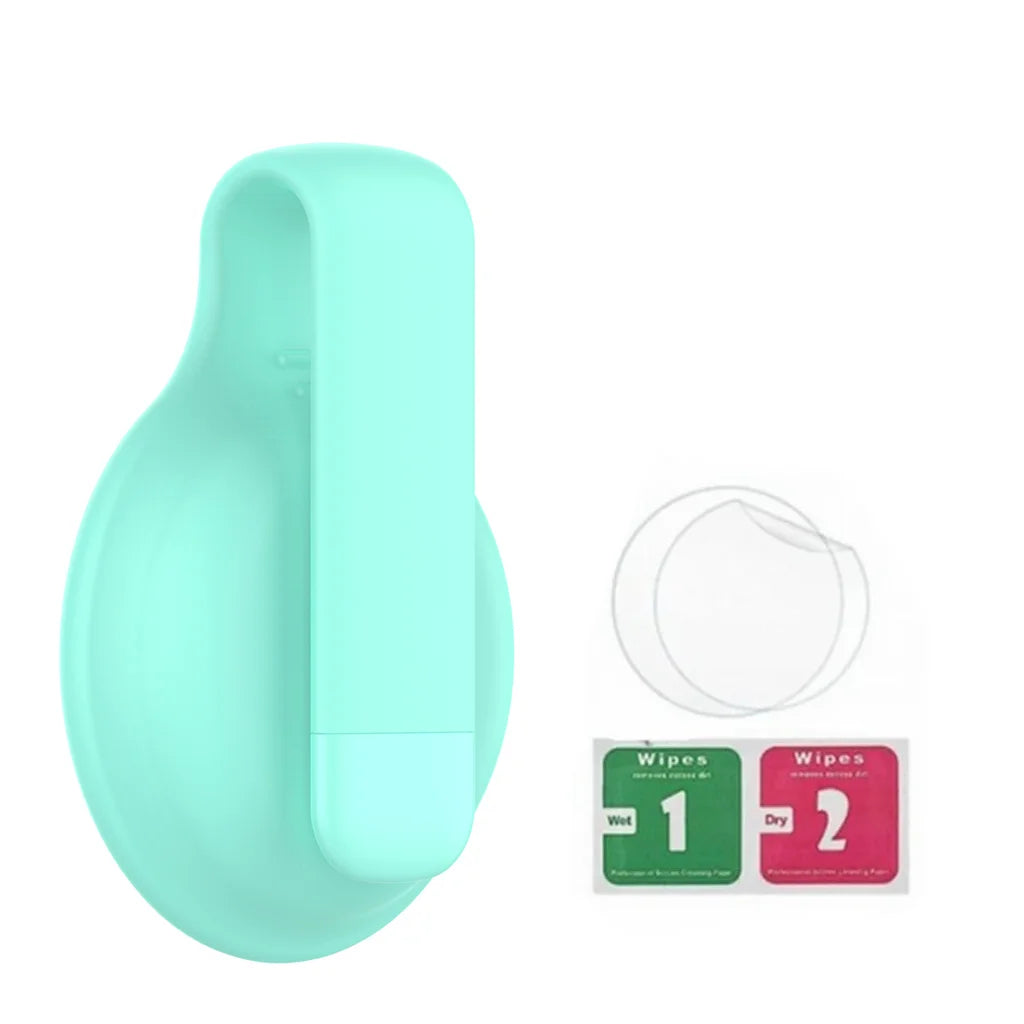 Silicone Steel Clip Compatible with Apple AirTag - Protective Silicone Clip for Tracker Protect Keychain Silicone Cover