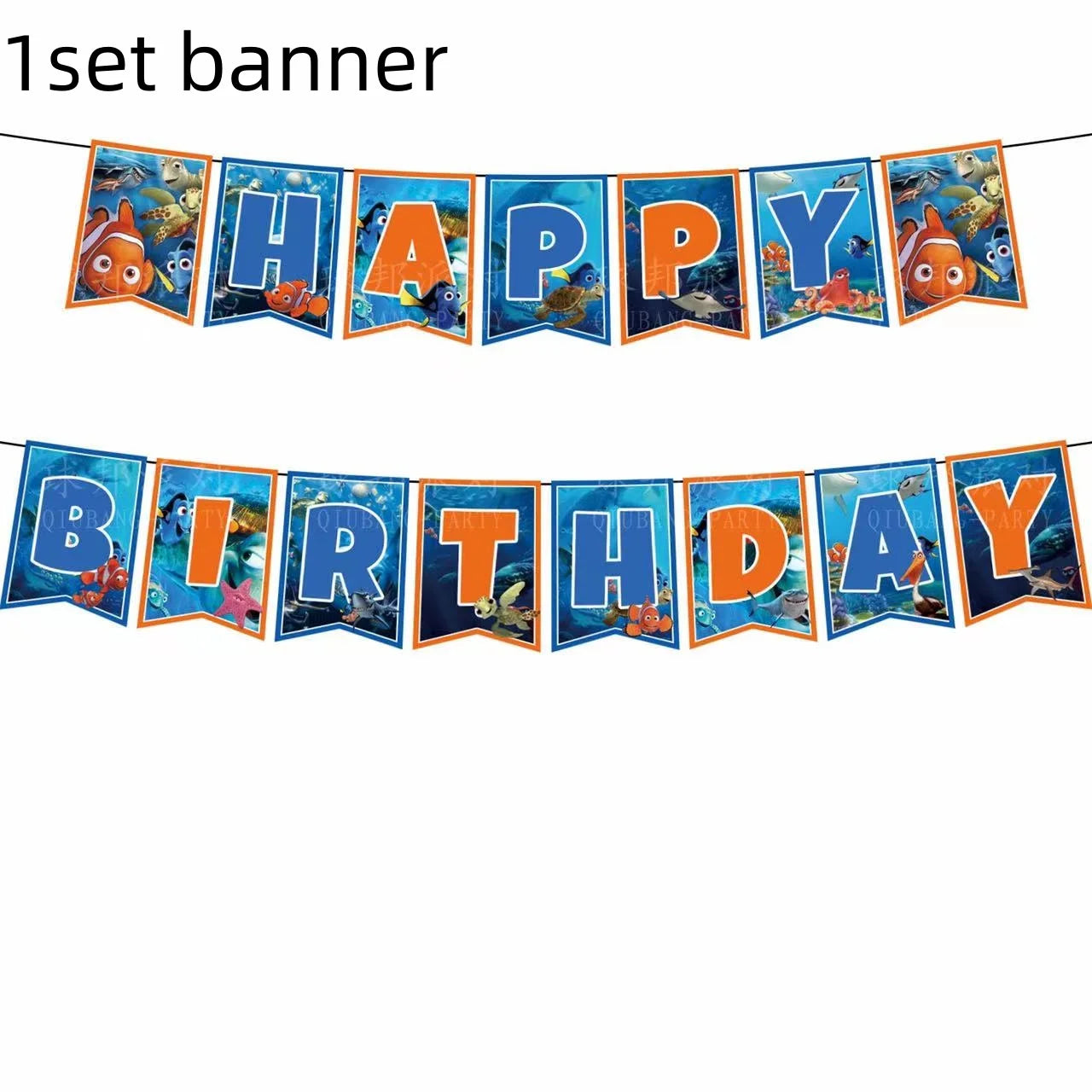 Finding Nemo Birthday Party Decoration Children Party Balloons Disposable Tableware Plates Napkins Cup Tablecloth Party Supplies