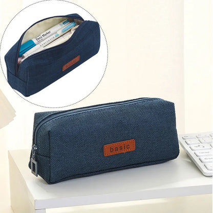 Pencil Case Student Pencil Pouch Cosmetic Bag Office Stationery Korean Organizer For Student School Supplies