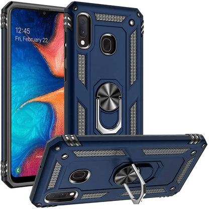 for Samsung A20e Armor Shockproof Case for Samsung Galaxy A20e Military Protective Ring Holder Magnet Cover for Samsung A 20e