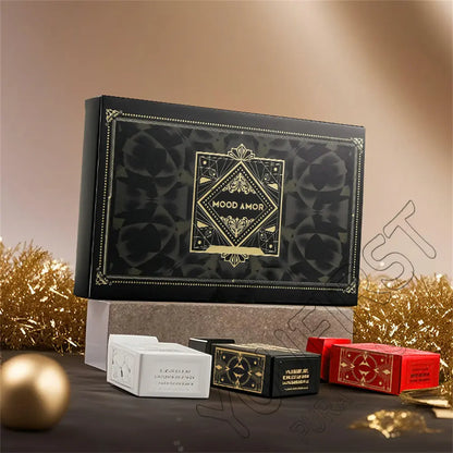 Unisex Dubai Perfumes Women 30ml 3Pcs Gift Set Cologne Men Lasting Fragrance Perfumes De Mujer Floral Woody Scent Parfums Homme