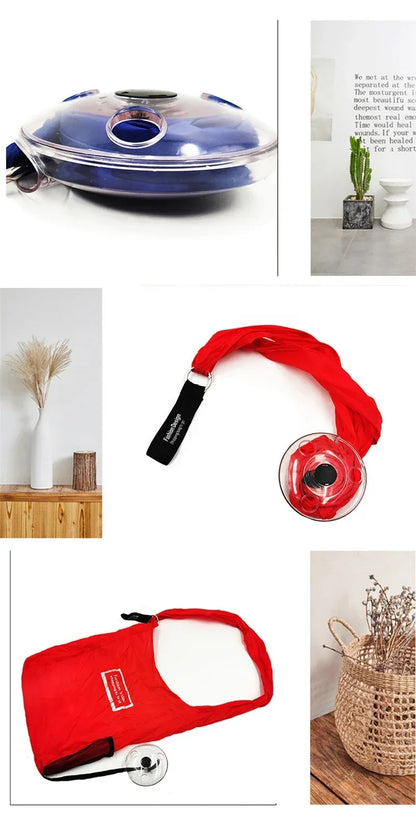 Reusable Pouch Front Page Things for the Home Ultra Small Shopper Bag Eco-friendly Storage Bag Fold Handbags Telescopic Disk