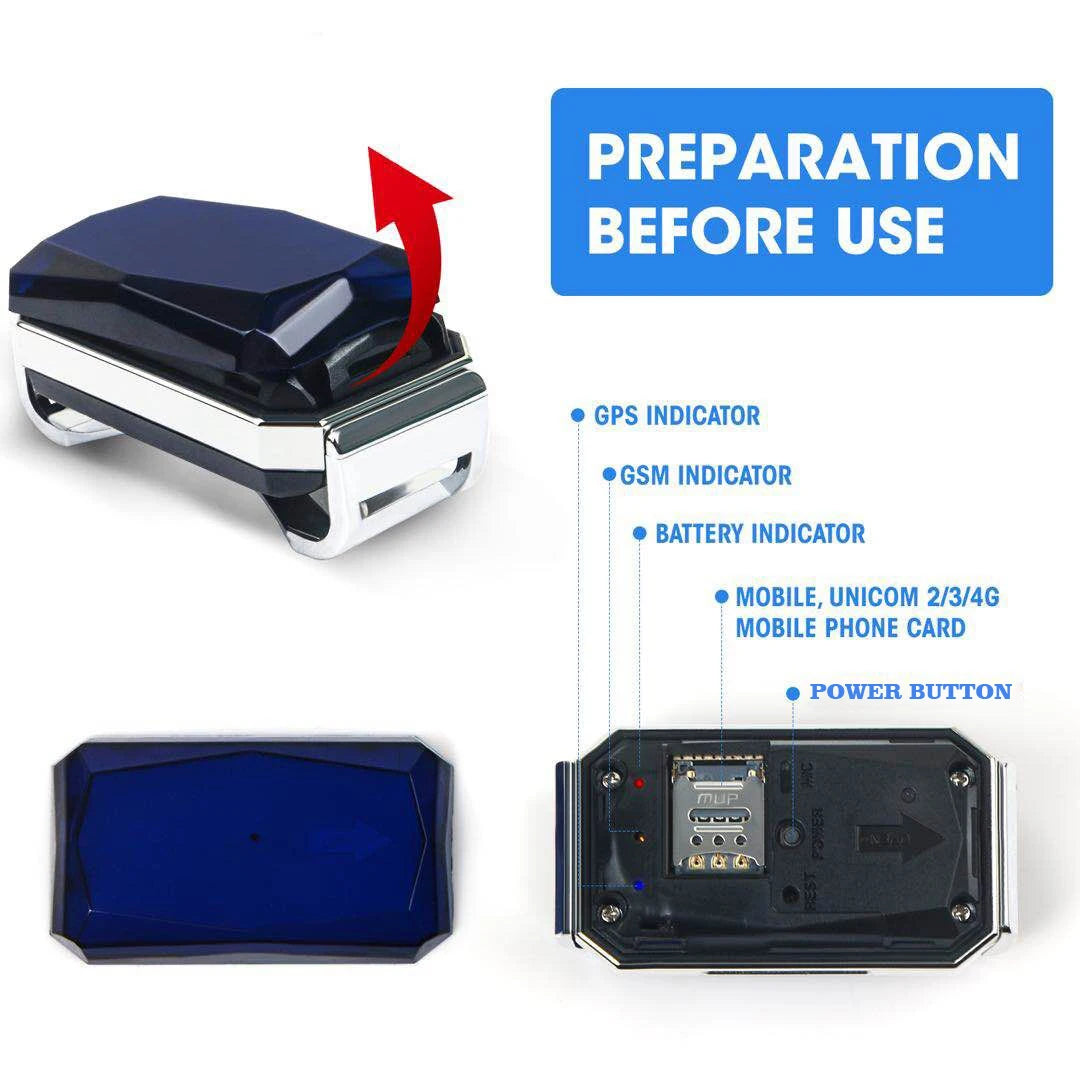 GPS Trackers IP67 Waterproof Pet Collar GSM AGPS Wifi LBS Mini for Pets Dogs Cats Sheep Cattle Tracking Locator GPS Accessories