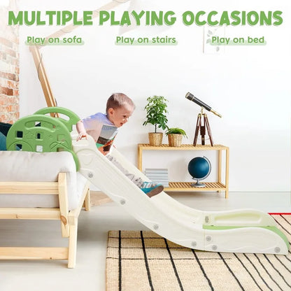 Indoor Kids Sofa Slide Adjustable Climbing Slide for Bed Sofa Stair for Kids Toddler Toy Slide Climber Playset Toy Playground