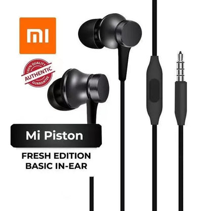 Xiaomi Mijia Smart Earphones Piston 3 Fresh Version In-Ear With Mic Wire Control For Mobile Phone For Xiaomi 5 5s 6 For Iphone