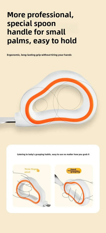 Baby Eating Training Soft Silicone Spoon Fork Cutlery Toddler Baby Feeding Utensils Cutlery Children Tableware Kids Fork Sets