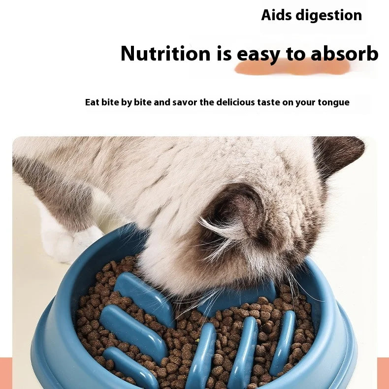 Slow Feeder Dog Bowls Anti-Choking Puzzle Dog Food Bowls, Anti-Slip Interactive Feeding Slow Down Eating, Bloat Stop Maze Dishes