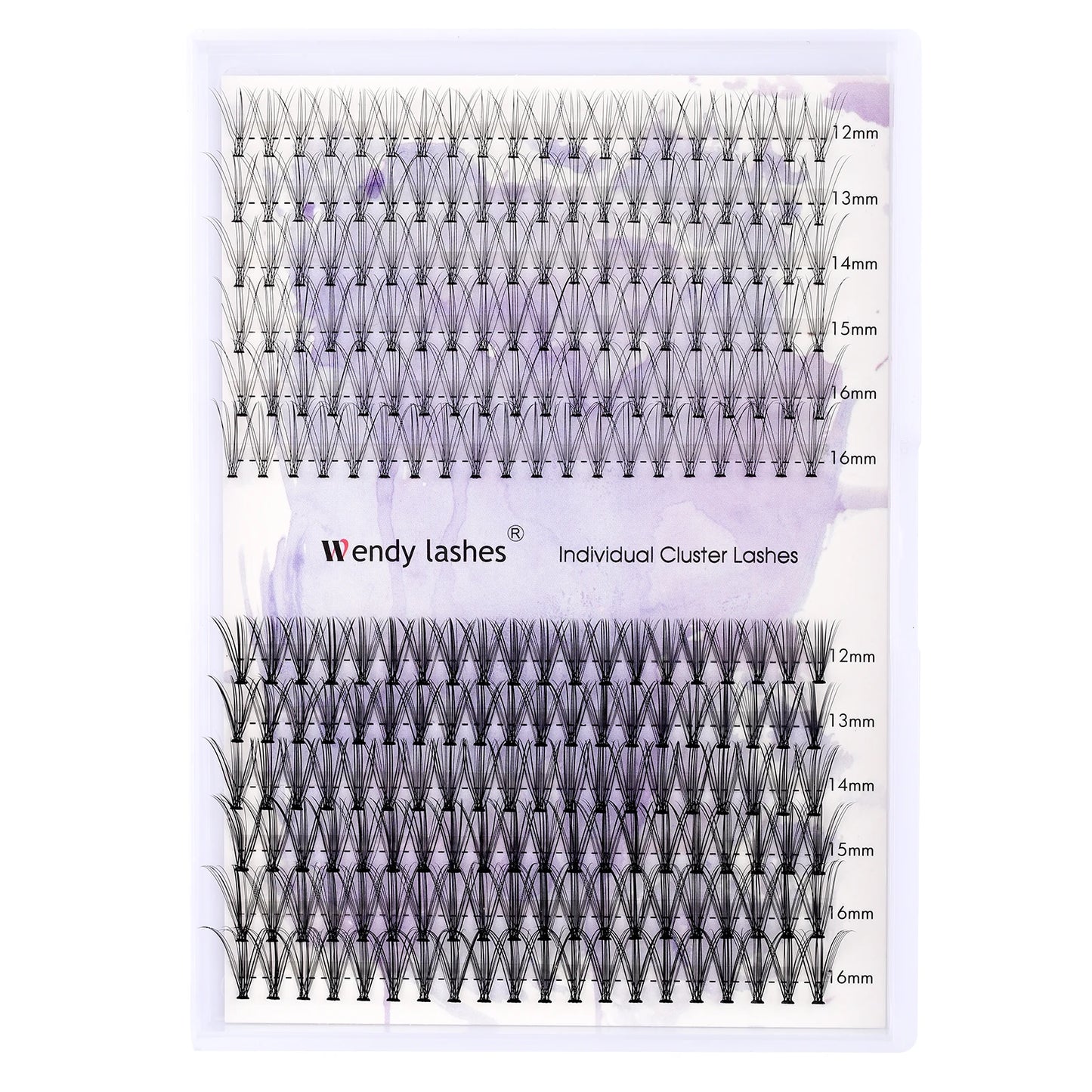 Wendy DIY Lash Extension Kit With 0.07 Thickness 280 PCS Lash Clusters Lash Bond And Seal Lash Glue Remover And Lash Tweezers