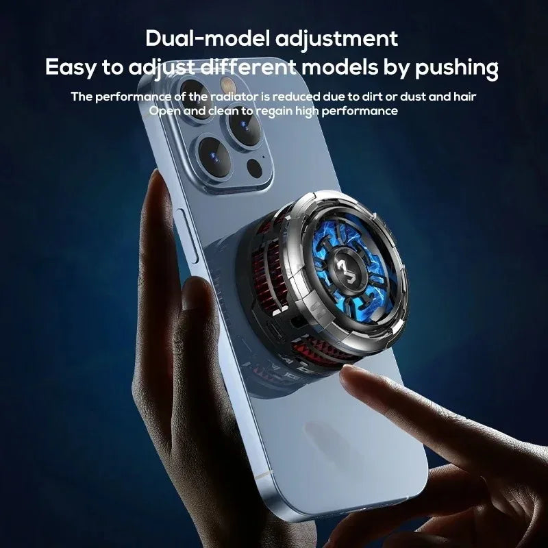 MEMO CX08, 2 in 1 Thermoelectric Phone Cooler and Wireless Charger, Semiconductor-Based, for iPhone & Android Phones