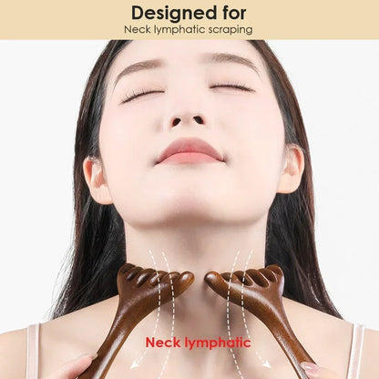 Scalp Massager Gua Sha Tool Wooden Massage Wood Comb Scalp Head Oil Massager Scalp Hair Comb Tools Hair Care