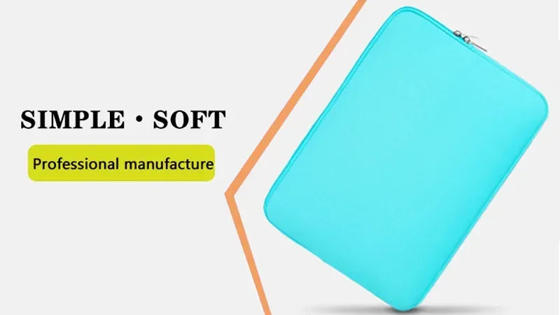 Laptop Bag 11 12 13 15 15.6 Inch Laptop Case Soft Bag Office Travel Business For Xiaomi Lenovo Hp Dell Computer Case Macbook Air
