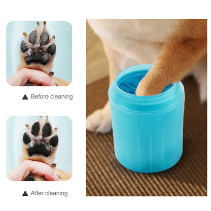 Pet Paw Cleaner Paw Plunger Soft Silicone Foot Cleaning Foot Wash Cup Portable Cats Dogs Paw Clean Brush Home Pet Supplies