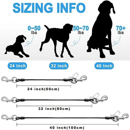 1Pc Chew-Proof Dog Car Harness Durable,Comfy & Secure Seat Belt for Small/Medium Dogs-A Pet Travel Essential