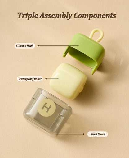 Washable Lint Remover Reusable Clothes Hair Sticky Roller Portable Pet Hair Remover Dust Removal Brush For Household Cleaning