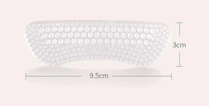 1 Pair Silicone Heel Stickers Heels Grips for Women Men Anti Slip Heel Cushions Non-Slip Inserts Pads Foot Heel Care Protector