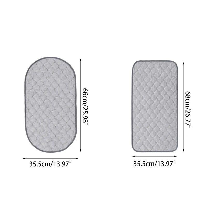 Baby Diaper Mat Waterproof Reusable Bamboo Liner Changing Pat Mattress for Newborn Infant Girls Boys Newborn Portable Supplies