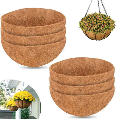 Coconut Palm Basket Cushion Coconut Palm Inner Lining Hanging Basket Hanging Pot Wall Hanging Flower Pot