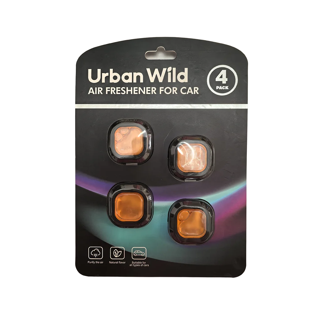 4 Pack Car Air Freshener Car Air Vent Freshener, Car Aroma Relax Long-lasting Fragrance Powerful Odor Eliminator