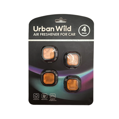 4 Pack Car Air Freshener Car Air Vent Freshener, Car Aroma Relax Long-lasting Fragrance Powerful Odor Eliminator