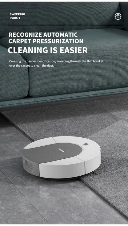 Automatic Mopping Robot Vacuum Cleaner 3-in-1 Smart  Home Wireless Sweeping Wet And Dry Ultra-thin Cleaning Machine