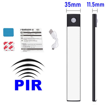 Under Cabinet Light Motion Sensor Light Rechargeable Magnetic Led Night Light Closet Light Kitchen Bedroom Lighting Night Light