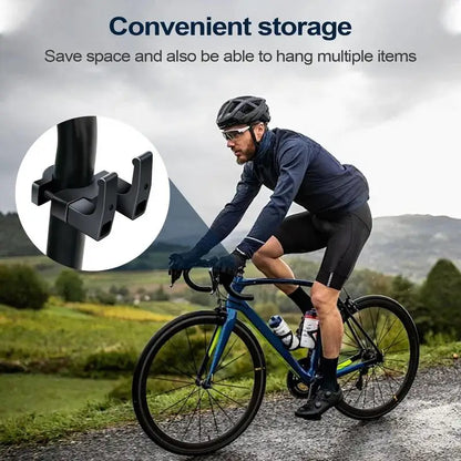 Bicycle Front Hanging Hook Free Punch Sturdy Tube Storage Hook Holder Rack Hanger for Electric Scooter Bike Motorcycle