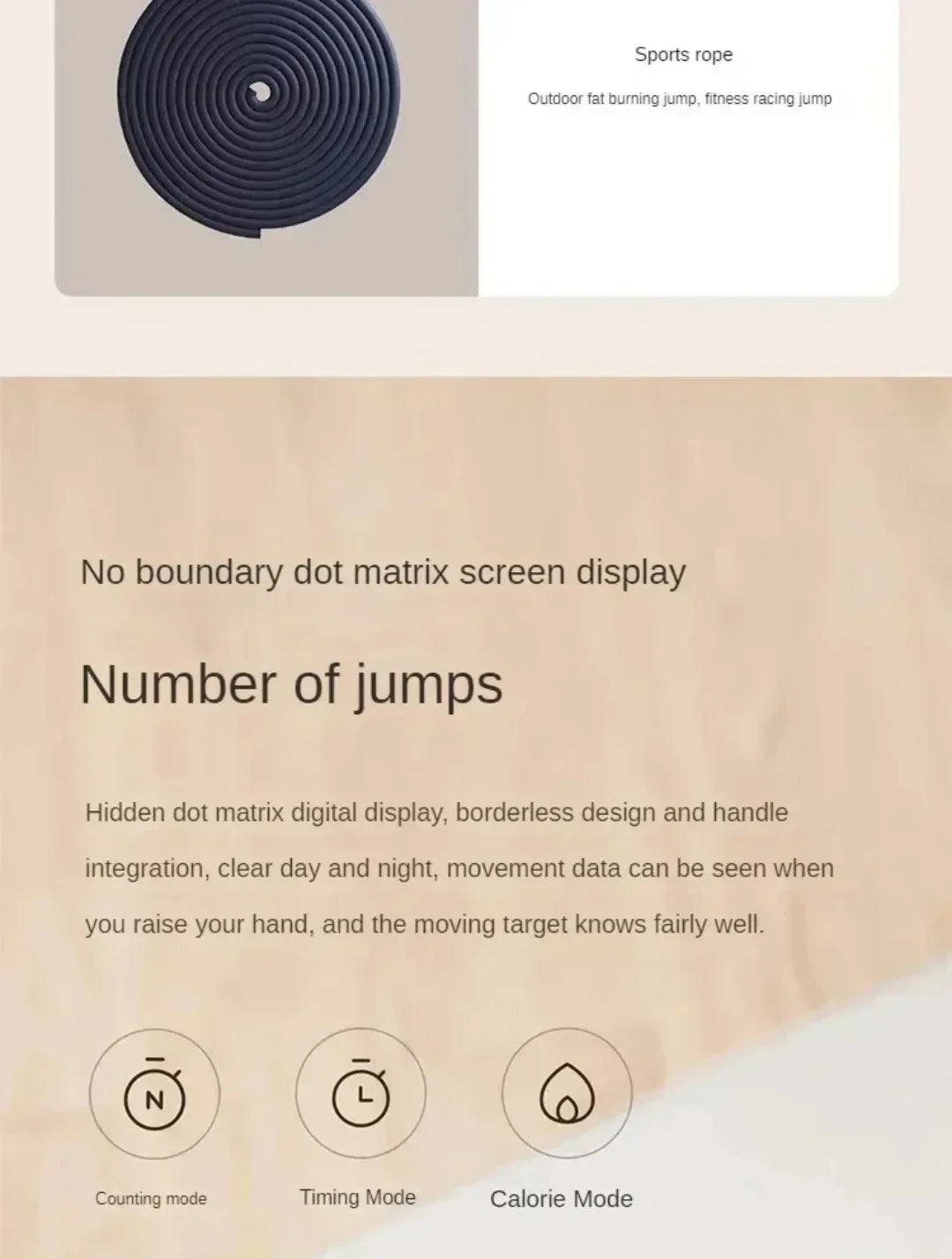 Xiaomi Mijia Smart Skipping Jump Rope XMSR-P803 Counter With Fit App Adjustable Calorie Calculation Sport Fitness Professional