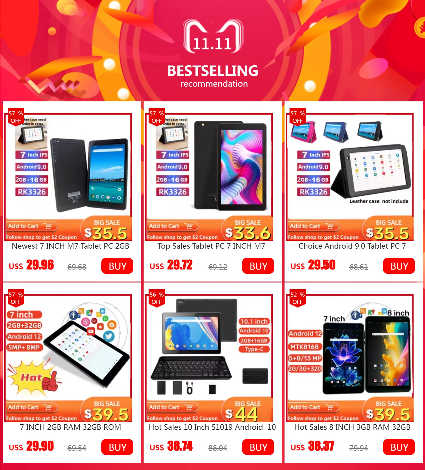 10.1 INCH 6103 Tablet PC 2GB RAM ROM 32GB ROM 1024 x 600 IPS Screen Android 8.0 CPU MT8127 Dual Camera WIFI Quad Core HDMI-Co