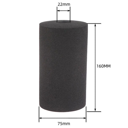 2 PCS Foot Foam Pads Black Foam Rollers Replacement For Leg Extension For Weight Bench Home Bench And Gym Workout Machines