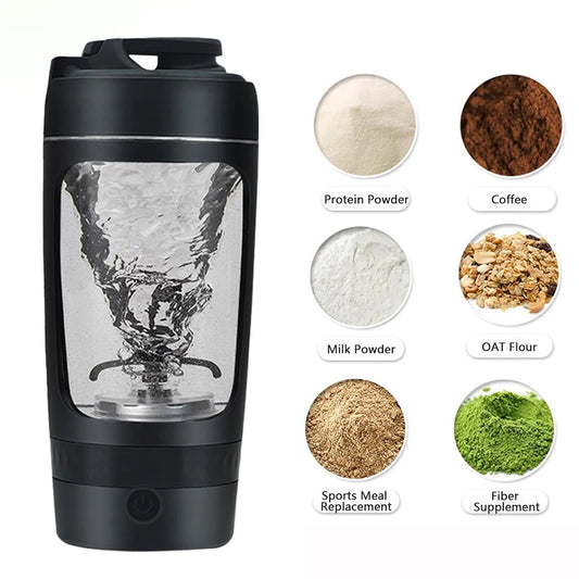 Portable Blender Bottles Electric Protein Powder Shaker Bottle Automatic Mixing Cup Electric Shaker Bottle Powdered Milk Shaker