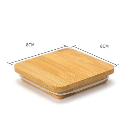 Wood Mason Jar Lid Reusable Canning Caps Various Sizes Bottle Sealing Caps Wide Mouth Cover Wood Lids Kitchen Organization