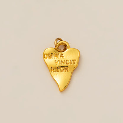 1 Love Blessing Series Pendant Accessory from Europe and America, DIY Accessory Gold Plated and Color Preserved