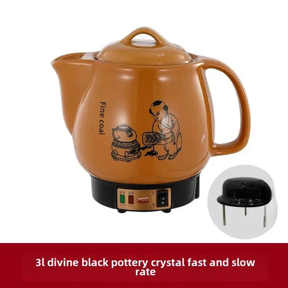 Shanyoujia Ceramic One-Piece Electrochemical Health Pot Automatic Boiling Medicine Pot Insulated Electric Heating Pharmacy Pot