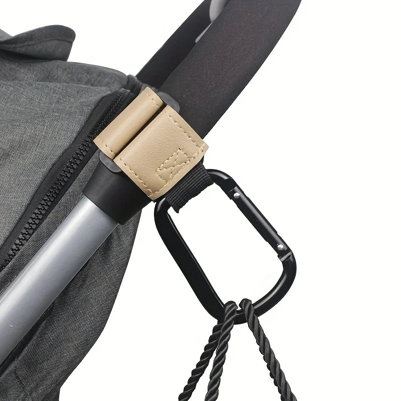 Universal Stroller Hooks Clip - Heavy Duty Hanging Accessory for Diaper Bags, Compatible with Prams/Shopping Carts/Car Seats