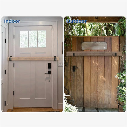 AAAEL-2 Pieces 2Inch X 4Inch Door Barrier Clips Heavy Duty Open Rod Bracket U Shape Bracket For Barn Shed Garage Gate Durable