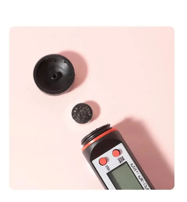 Kitchen Food Baking Digital Thermometer New Meat Thermometer Electronic Probe Type Digital Display Liquid Grill Thermometer