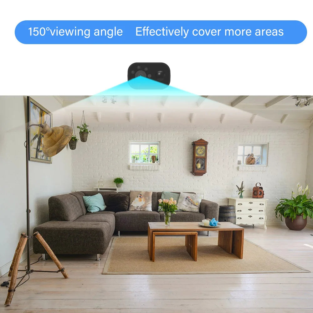 Mini Smart Home Security Camera Indoor Wireless WiFi Remote View Outdoor waterproof Camera Human Detection Sleep standby