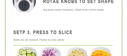 Manual Slicer Multifunction Adjustable Mandoline Kitchen Accessories Vegetable Fruit Food Chopper Cutter Potato Grinder