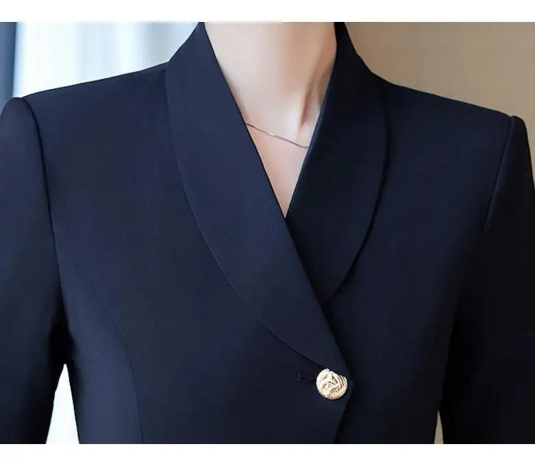 Office Skirt Sets 2 Piece for Women Long Sleeve Blazer And Skirt Formal Jacket Outfits for Business Wedding Sets for Women Guest