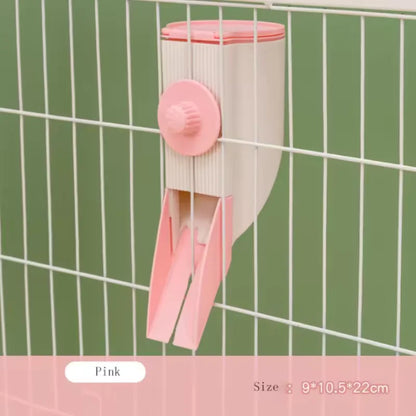 Automatic Pet Feeder with Hanging Bowl Water Bottle Food Container Dispenser for Puppy Cats Rabbit Birds Pet Feeding Product