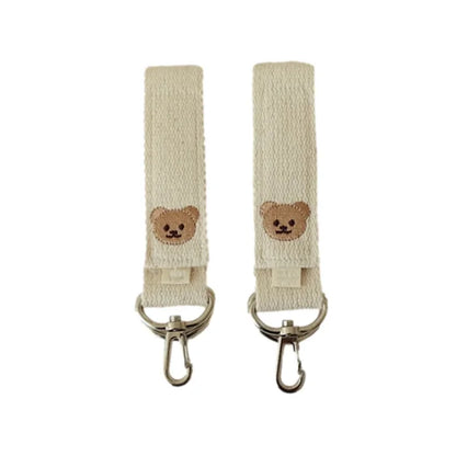 2Pcs Bear Baby Stroller Hooks Multifunction Hook for Baby Carriage Pram Baby Stroller Accessories
