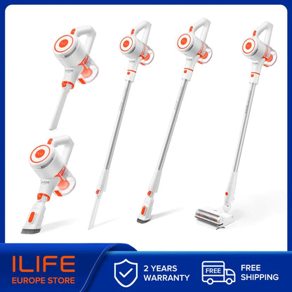 ILIFE G80 Cordless Handheld , 22000pa Suction, 45 mins Runtime,LED Illuminate, 45mins Runtime, Home Appliance