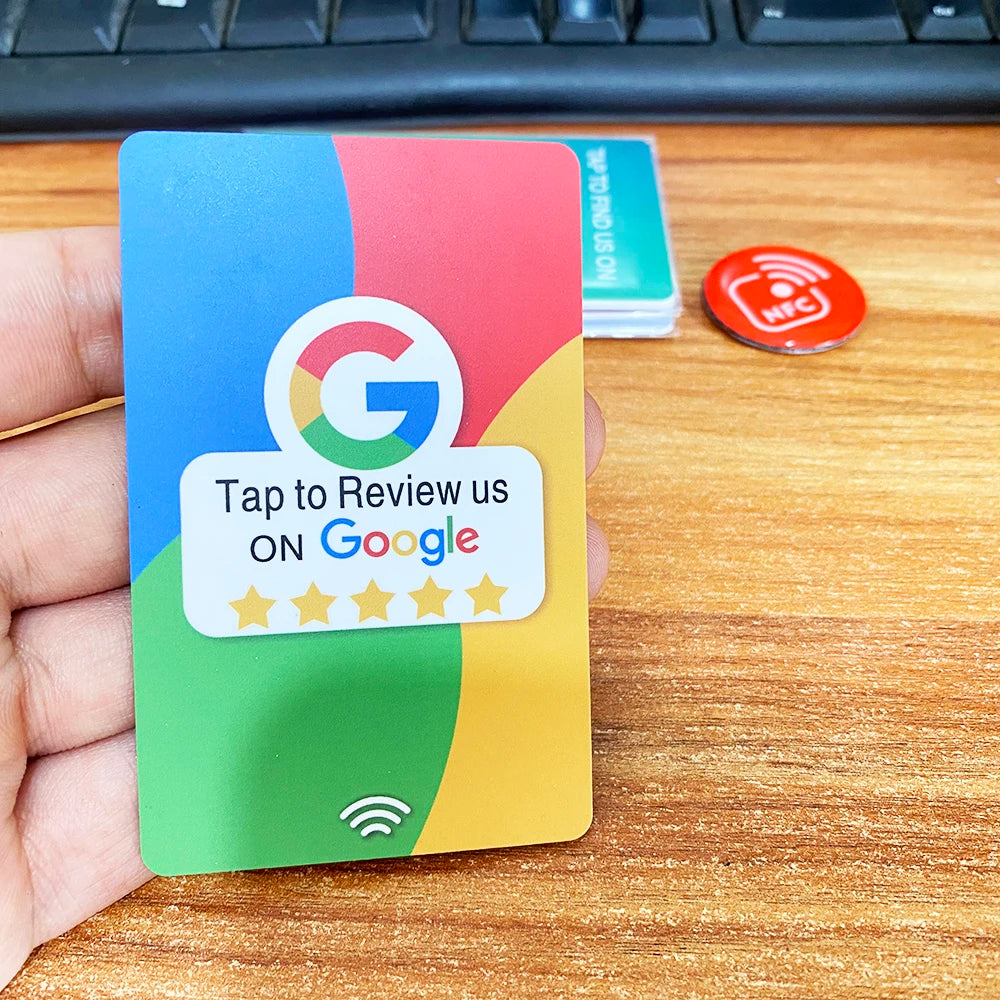 NFC Card for Google Review Business Card NFC215 504Bytes review us on Google