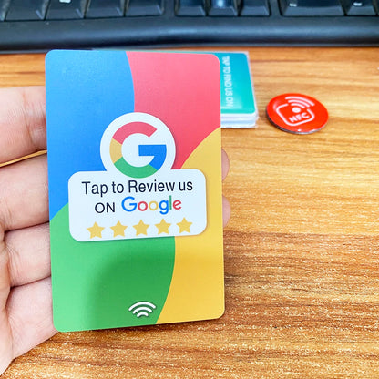 NFC Card for Google Review Business Card NFC215 504Bytes review us on Google