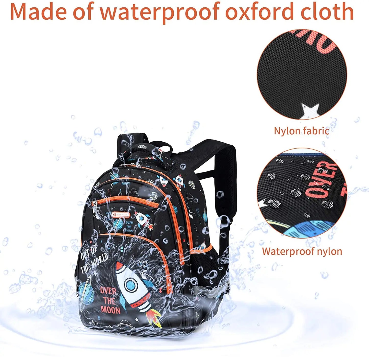 School Bags for Kids Backpack for Boys Elementary Kindergarten Preschool School Bag 14 inch Multifunctional Cute Large Capacity