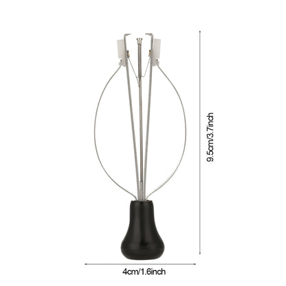 Red Watch Tool Hand Plunger Puller Remover Hand Set Fitter Solid Alloy Steel Watch Repair Tool kit With 10 Plastic Dies